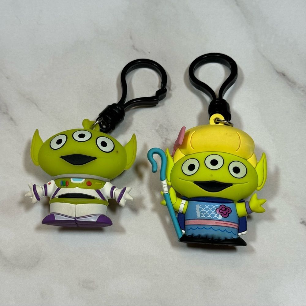 Mystery Bag Toy Story Alien Figural Bag Clips - Buzz Lightyear and Bo Peep